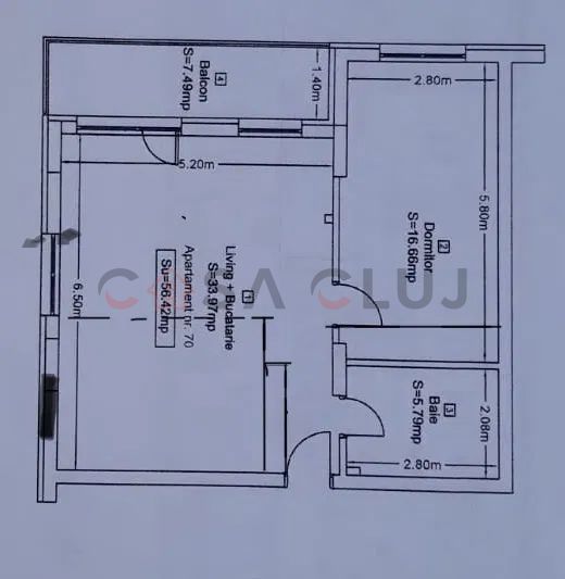 2 camere, etaj intermediar, parcare inclusa  zona Vivo - Poză 6