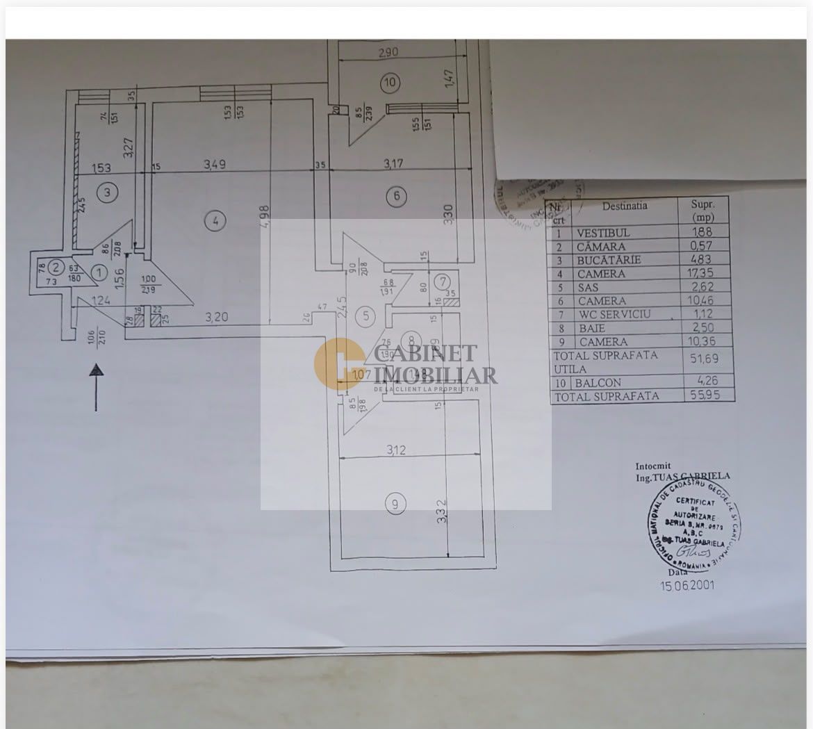 3 camere I Piata Mihail Kogalniceanu I De renovat I Etaj 4 - Poză 9