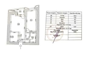 Apartament 2 camere - vanzare - Barbu Vacarescu-Floreasca - Schiță 15