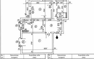 Deal August 3 camere | 83,92 mp total | Ideal locuință, birou avocat, notar etc - Schiță 7