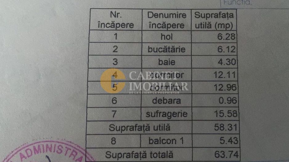 Copou - 3 camere - 64mp - mobilat si utilat - Poză 10