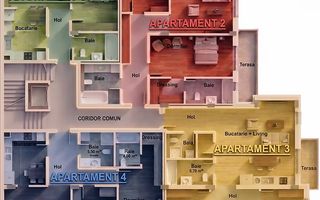Apartament 4 camare, 96 mp utili si 2 terase, bloc nou, zona Marasti! - Poză 5