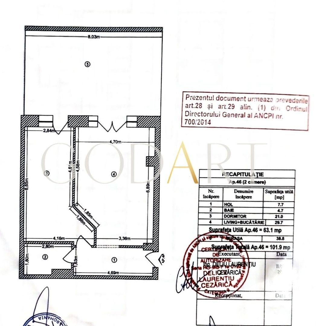 Apartament premium cu gradina | Ready to move - Schiță 11