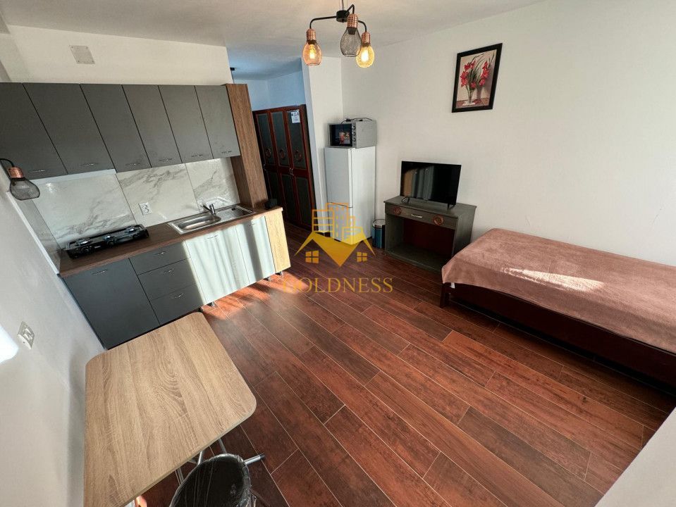 garsoniera, 30 mp, bloc nou, balcon, Floresti, zona BMW, Metro - Poză 1