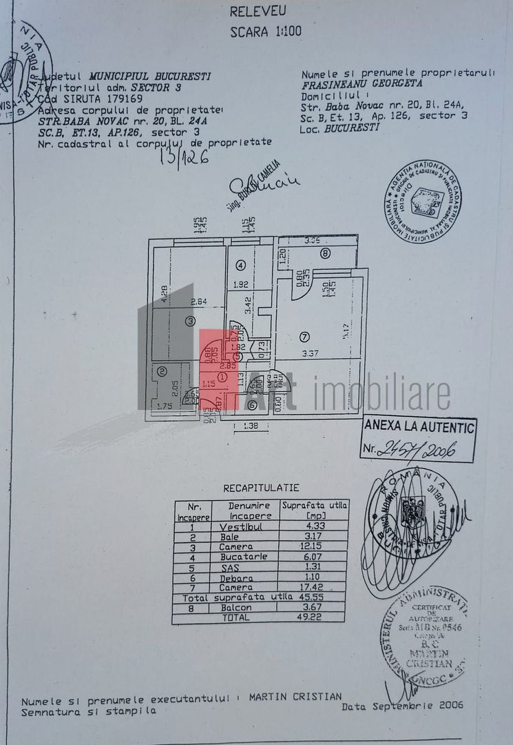 Apartament 2 camere Baba Novac - Schiță 28