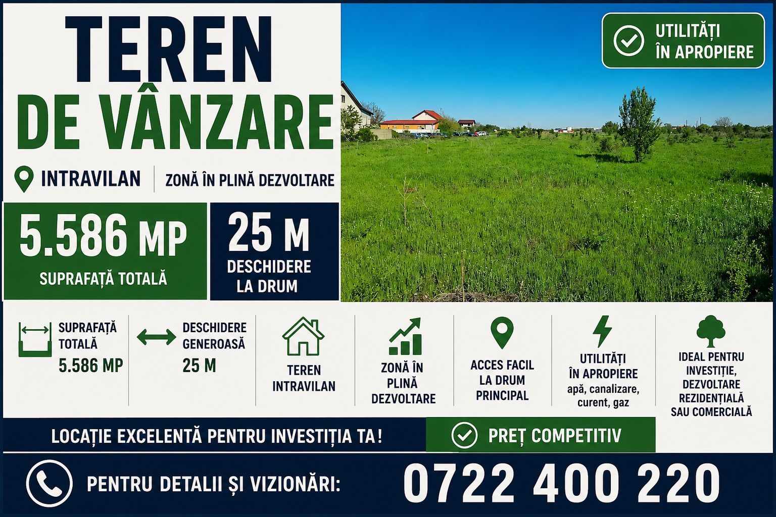 Zona Cu Utilitati Pret Competitiv - Poză 1