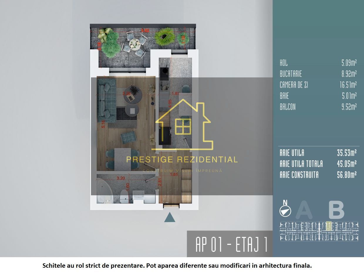 Grasoniera Spatioasa,Titan-Auchan - Schiță 3