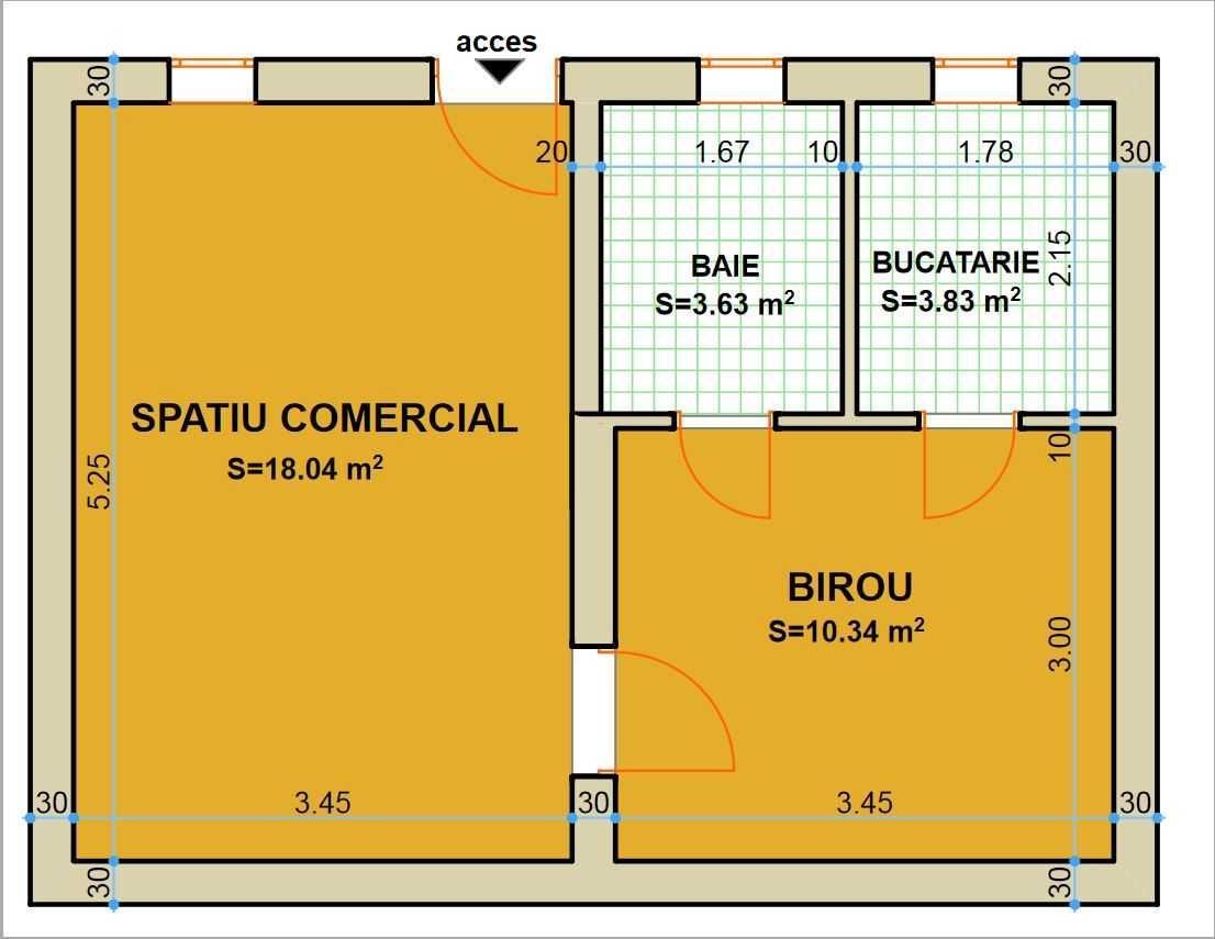 Spațiu comercial parter pretabil apartament 2 camere - Poză 1