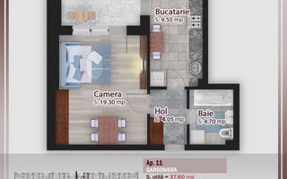 Garsoniera Theodor Pallady Incalzire prin Pardoseala - Poză 2