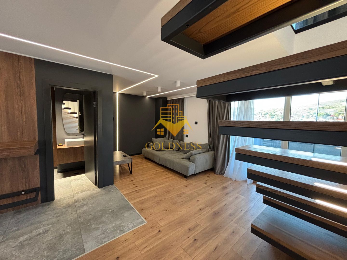 Penthouse mobilat lux, parcare, AC, bloc nou, Semicentral, zona Horea - Poză 14