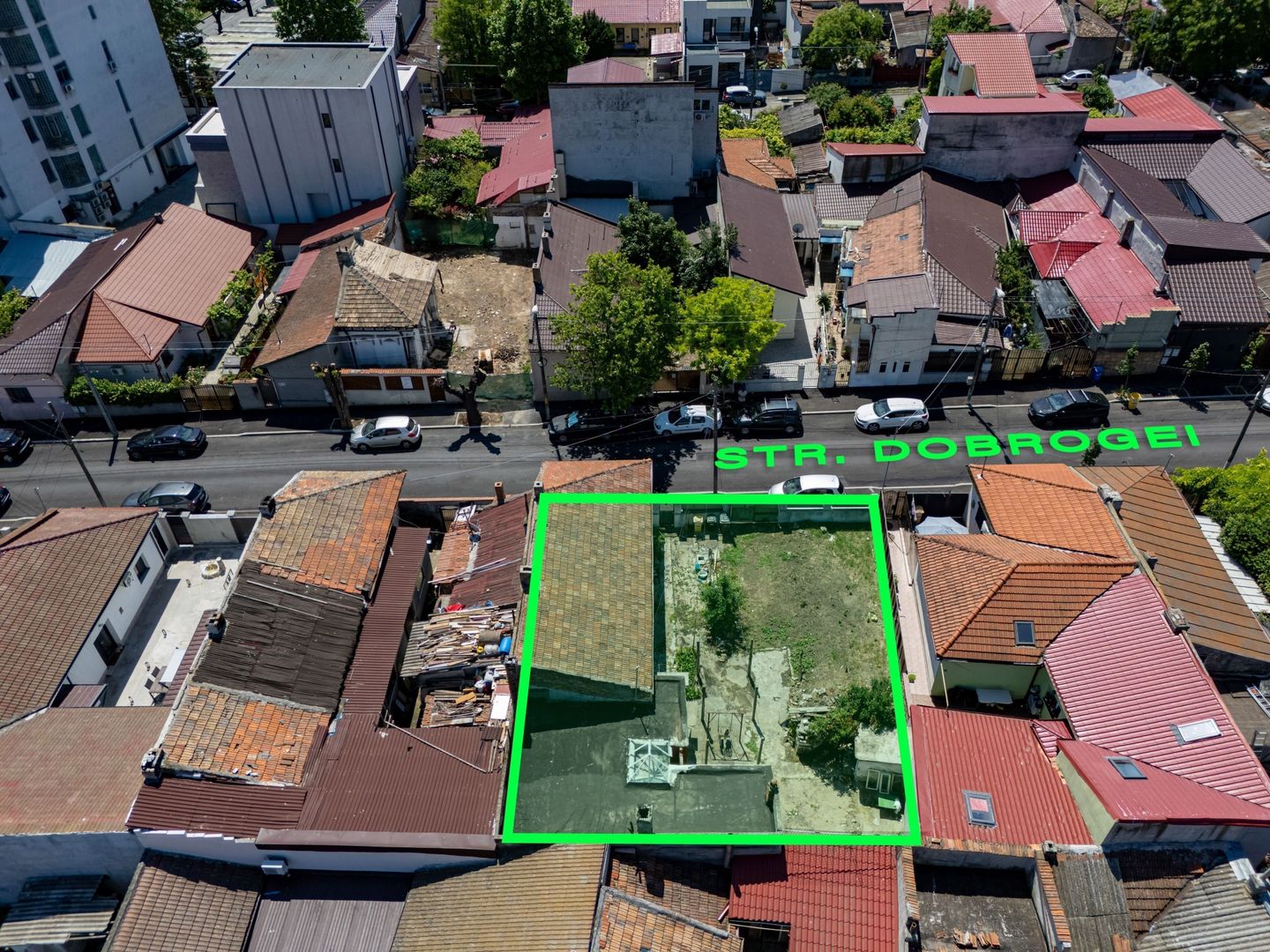 Teren 339 mp, orientare Sud | Deschidere 17,69 m | Str Dobrogei nr. 42 - Schiță 3