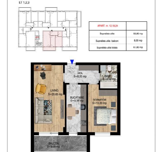 AP. 2CAM. DECOMANDAT - FINISAJE PREMIUM / PALLADY.COMISION 0%! - Poză 1