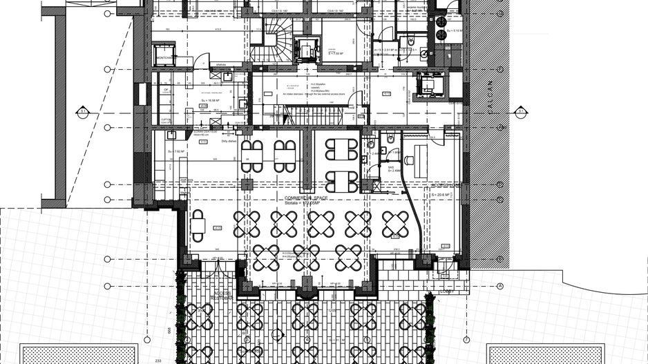 Aparthotel building Unirii B+GF+E+11 floors with 51 apartments, restaurant and SPA - Poză 59