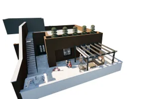 Penthouse cu 3 camere LA CHEIE, cu terase de 200mpu, zona Calea Surii Mici - Schiță 16