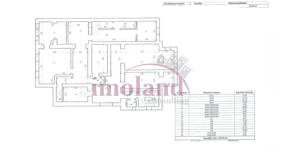 Vila - Piata Romana - inchiriere - Schiță 35