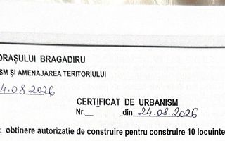 Bragadiru dubla deschidere Str. Crinului URBANISM CONSTRUIRE 10 CASE - Poză 9