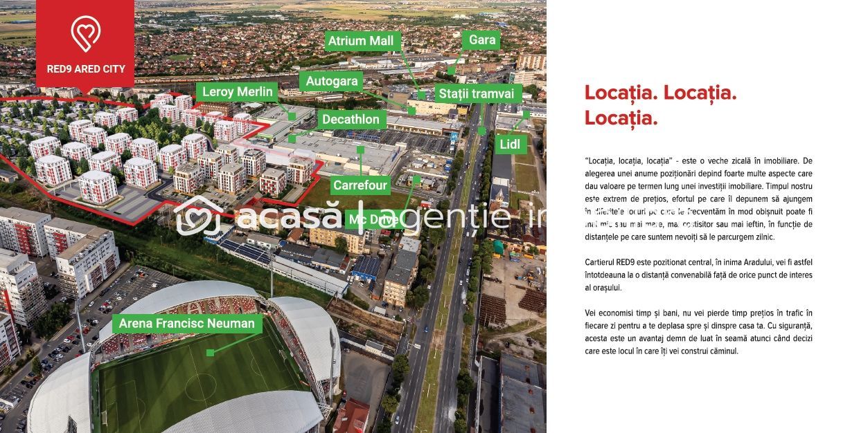 Teren pentru construcție de case, în ARED CITY. - Poză 9