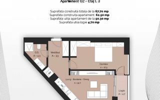 Proiect rezidențial // Apartamente 1-5 camere // Finalizare 2026 - Poză 23