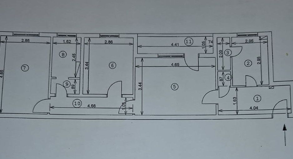 Apartament semidecomandat cu trei camere, Constantin Brancoveanu - Poză 16