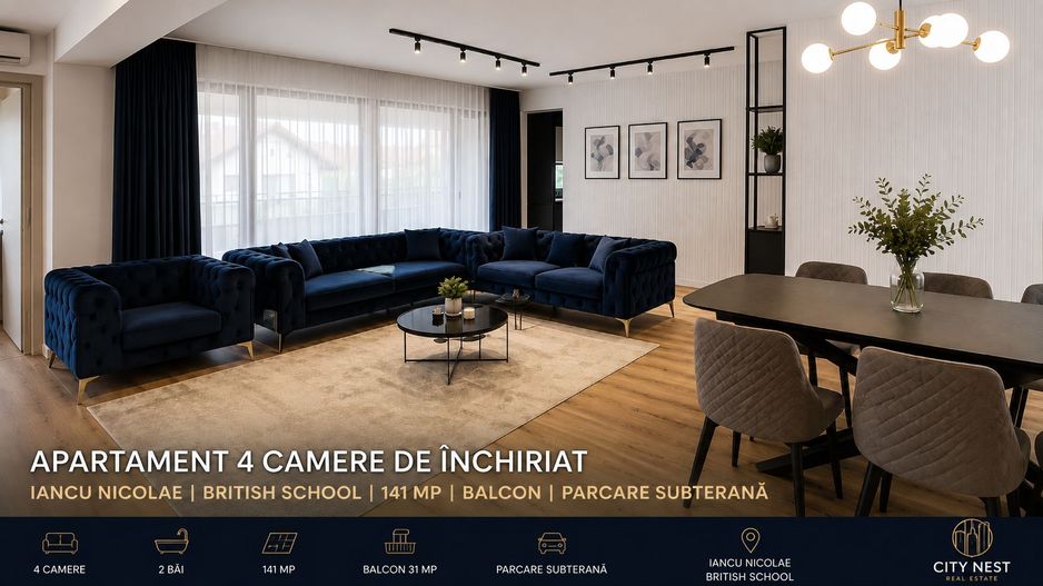 Apartament premium 4 camere – Iancu Nicolae | British School - Poză 1