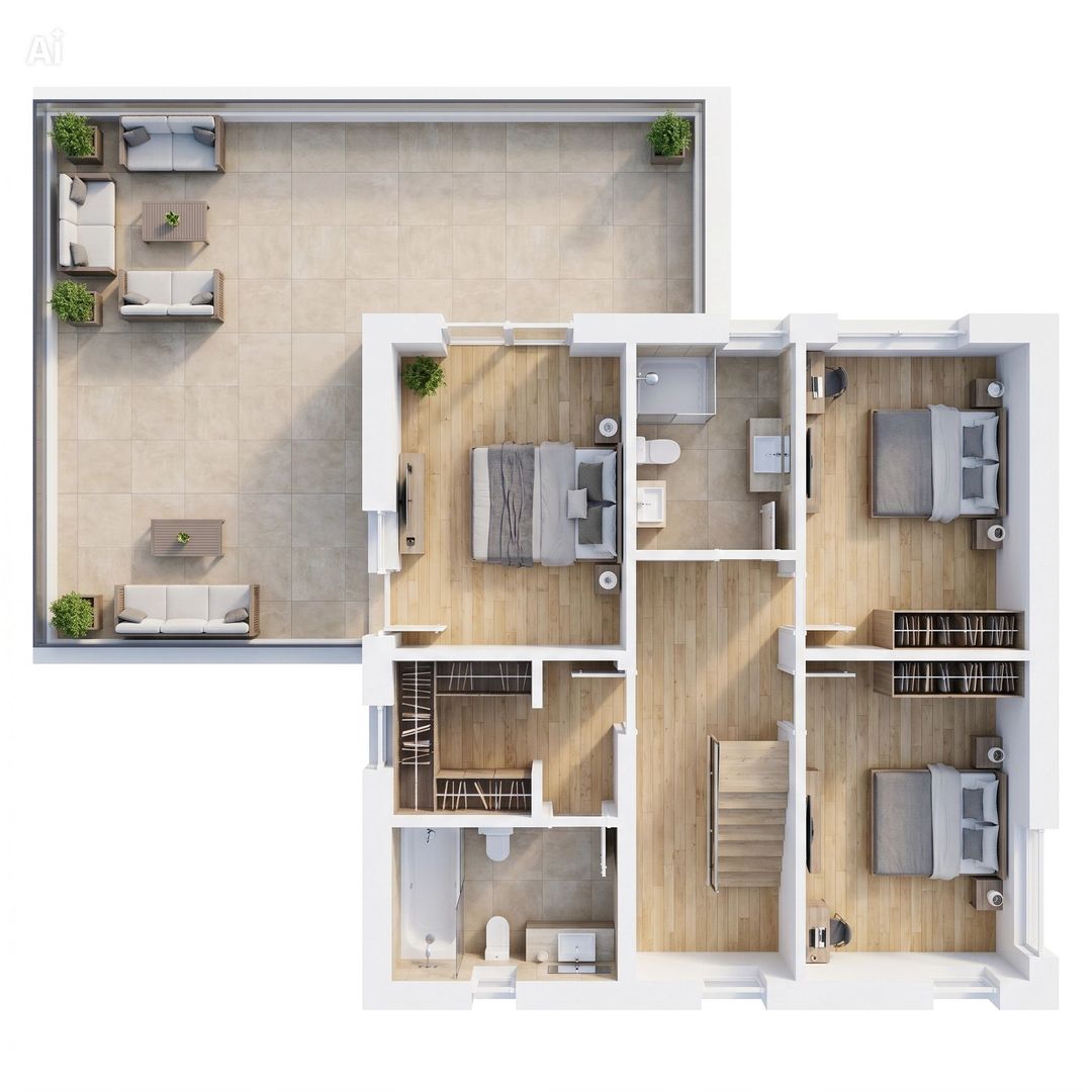 Teren cu A.C.  construire casa individuala, zona Vivo, Floresti - Poză 5