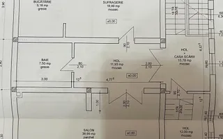Casa S+P+E+M | 605 mp utili | 10 camere | 3 bucatarii | 4 bai | 3 terase | Garaj - Poză 42