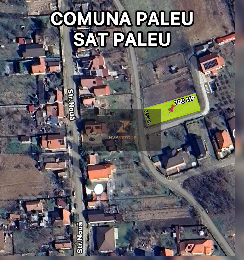 Teren intravilan 700 mp cu utilități în Paleu - Poză 1