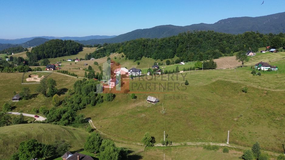 Teren intravilan 3.908 mp în Ciocanu – vedere panoramică spre Munții Bucegi - Poză 3