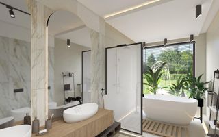 Casa cu vedere panoramica superba 306 mp utili, 874mp teren - Poză 13