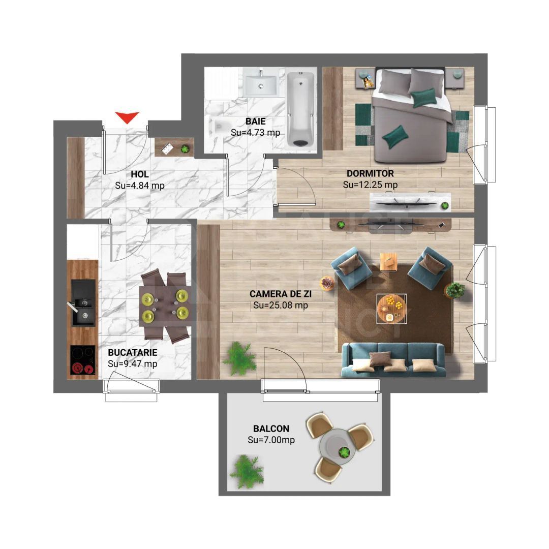 Vânzare, apartament, 2 camere, Greenfield Băneasa Residence, București - Poză 7