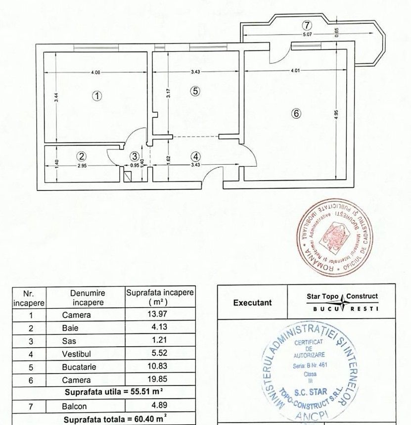 Vanzare Apartament 2 Camere Adiacent Nerva Traian cu CENTRALĂ TERMICĂ PROPRIE - Poză 6