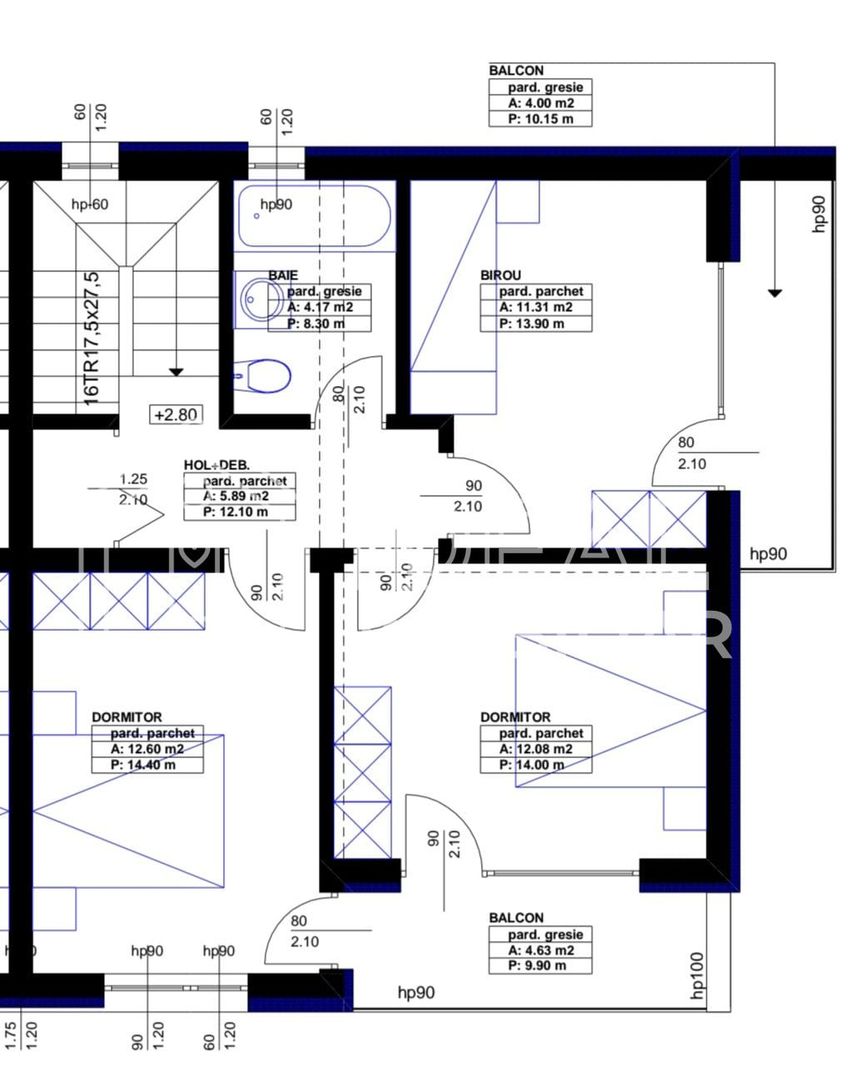 Duplex Modern cu 4 camere si gradina LA CHEIE, in Calea Cisnadiei - Schiță 15