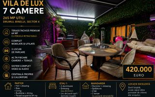 Vila de Lux 7 Camere|265 mp Utili | Terasa 64 mp |3 Parcari | Sector 4 - Poză 1