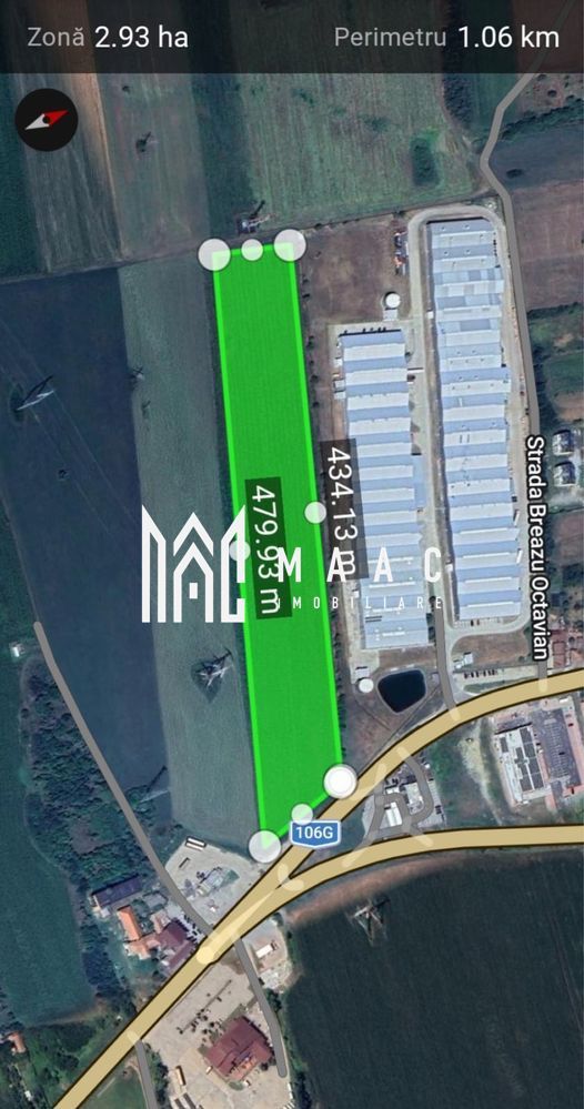 Teren intravilan | 29.300 mp | Rezidențial | Utilități - Poză 1