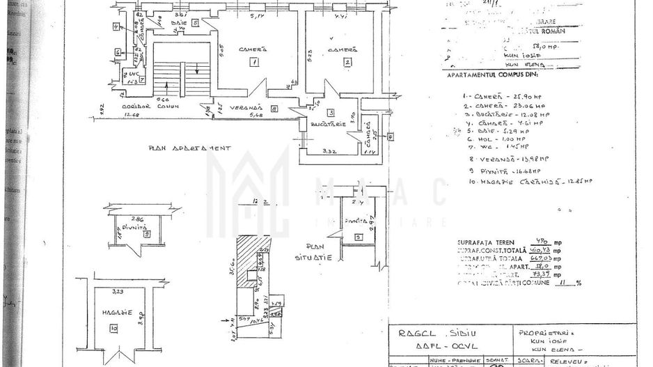 Apartament 4 camere | Ultracentral Sibiu | 88 mp, 2 băi - Poză 21