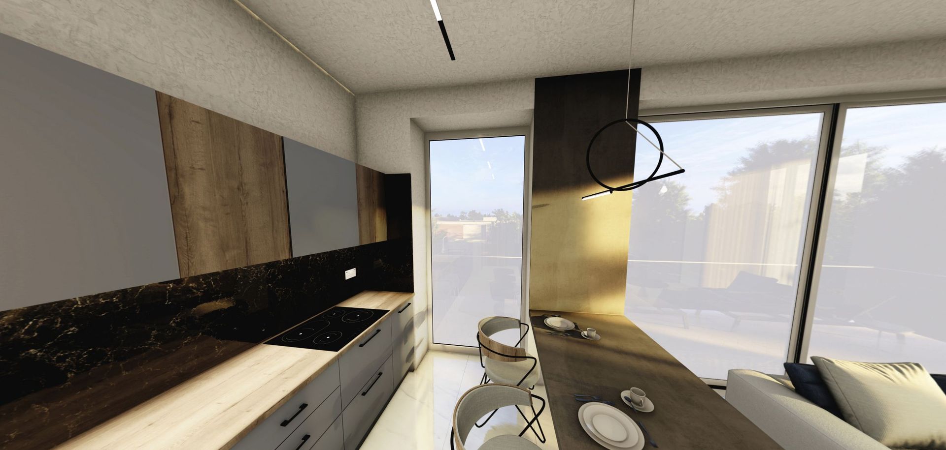 Dezvoltator vinde ap. 2 cam 52 mp Et. 5  An 2023  Comision 0% Mamaia Nord - Poză 6