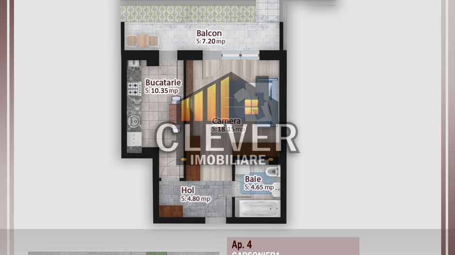 Garsonieră nouă cu gradina privată – Theodor Pallady - Schiță 14