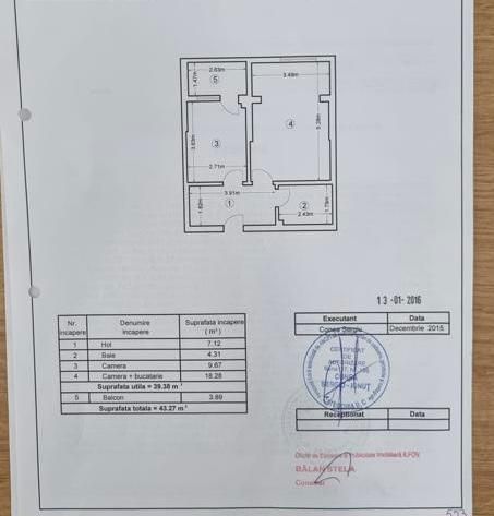 Apartament 2 camere de vanzare Cartier Latin - Poză 8