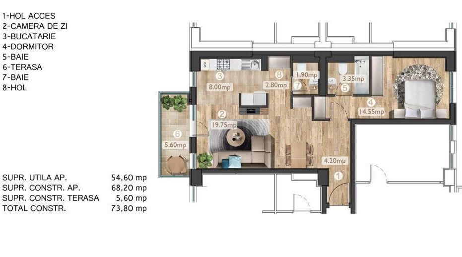 2 camere | etaj 9 | Barbu Văcărescu | parcare | METROU - Poză 9