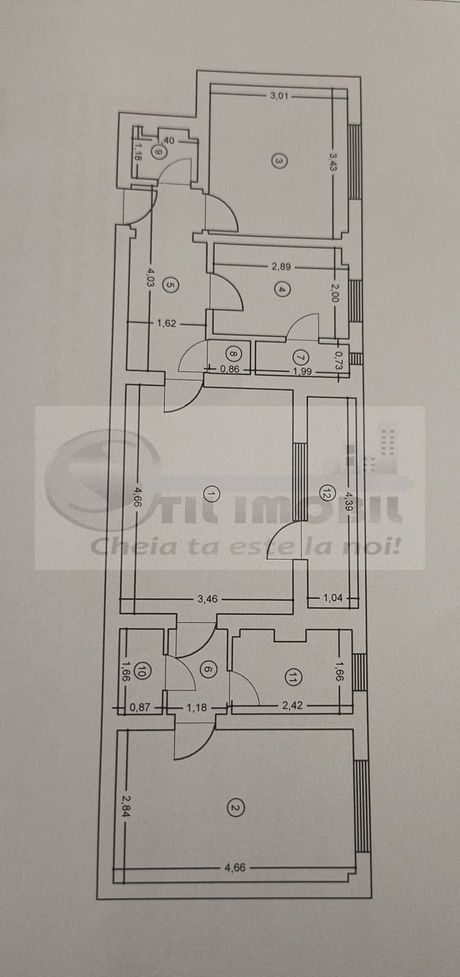 Apartament 3 cam SD- Tatarasi - 70 mp -119.000 euro - Poză 15