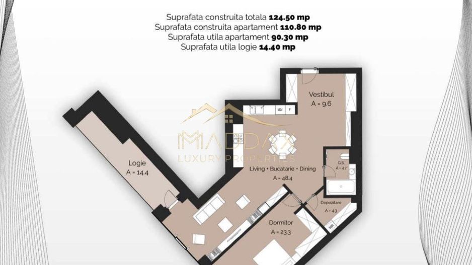 Proiect rezidențial // Apartamente 1-5 camere // Finalizare 2026 - Poză 44