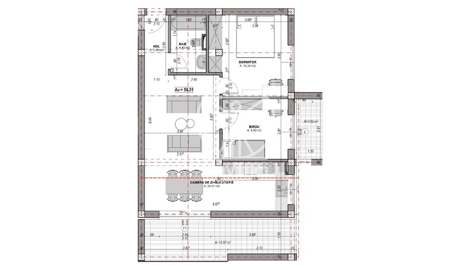 Apartament 3 camere - aer conditionat, la cheie (NCL-COL-ap.1) - Poză 5
