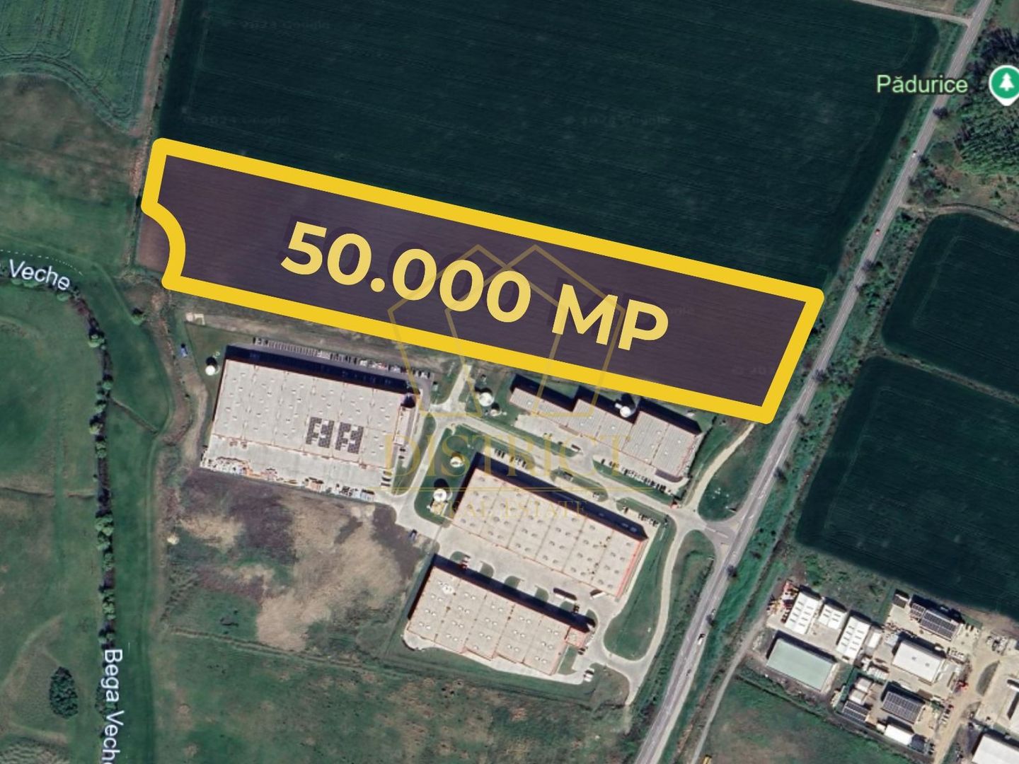 COM 0% Parcele de 4000 mp pentru hale, servicii | Sanandrei - Poză 2
