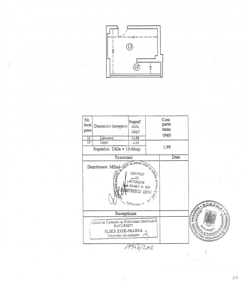 Spatiu Medical in Policlinica Avrig- Metrou Iancului - Schiță 3