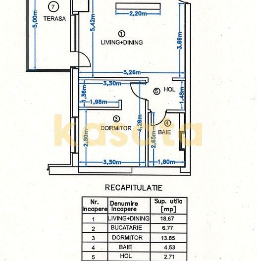 2 camere I Ambiance Residence 2 I 59.10 mp I mobilat si utilat I et 1 - Poză 7