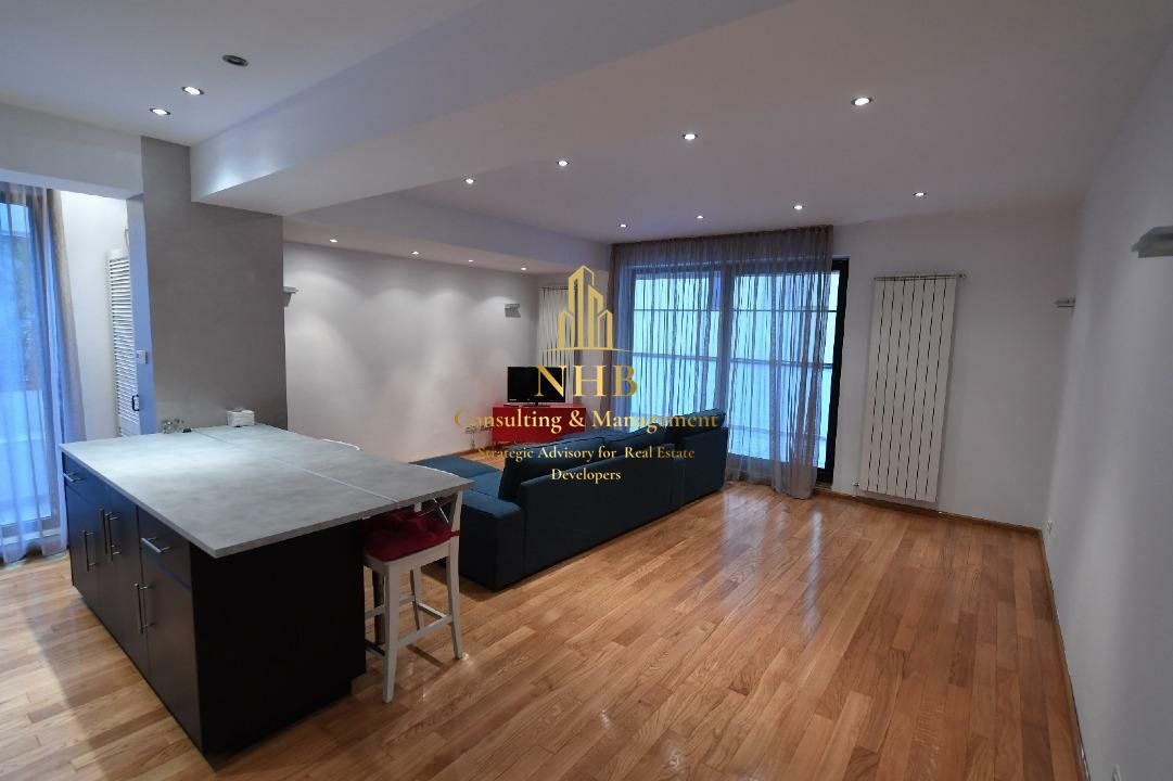 Apartamanet de vanzare - 3 camere - parter - terasa 110 mp - PARCARE -HERASTRAU - Poză 9