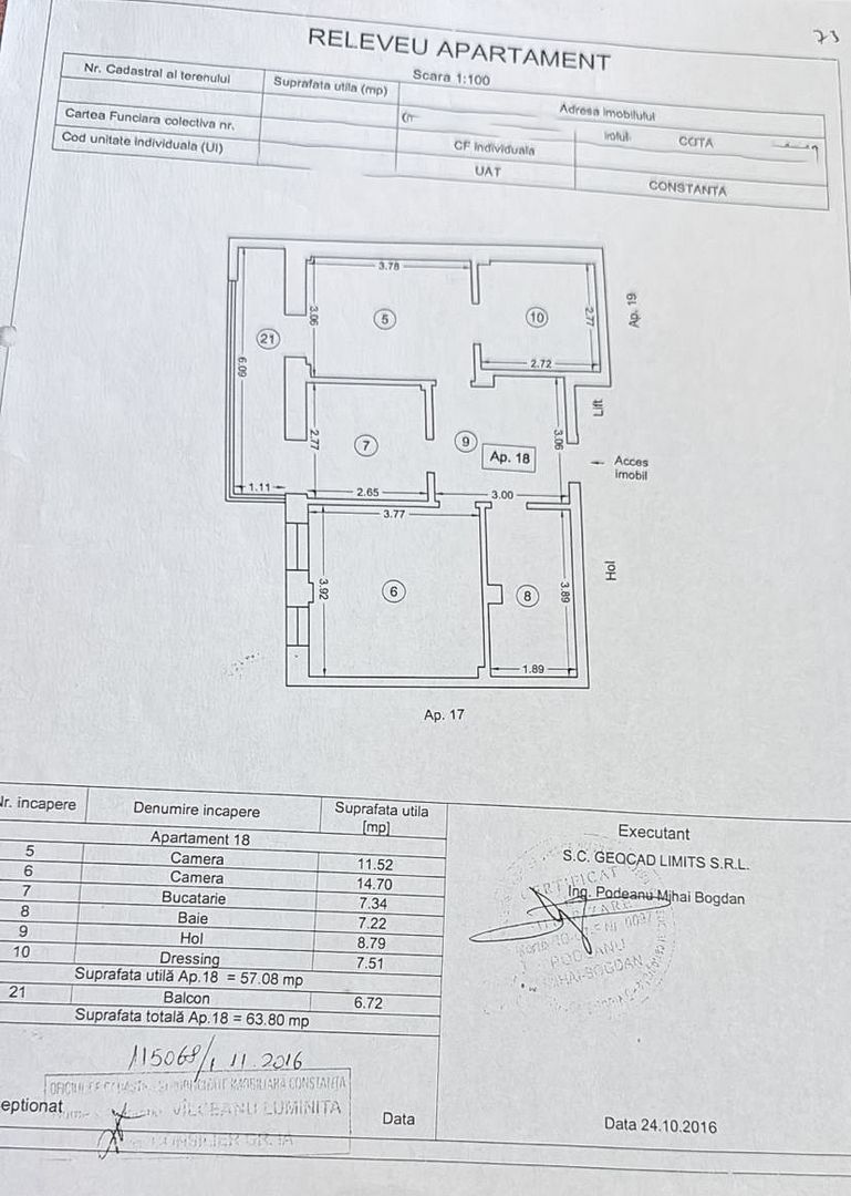 ENERGIA (COD 05) - Un apartament luminos, exact unde orașul se mișcă - Schiță 4