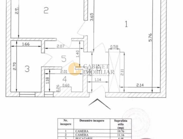 2 camere  |  Decomandat  | Sala Palatului | Creditabil - Poză 9