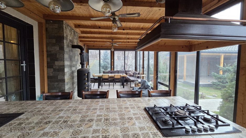 Casă unicat, stil american, 4 camere, garaj, teren 450 mp – Tunari - Poză 5