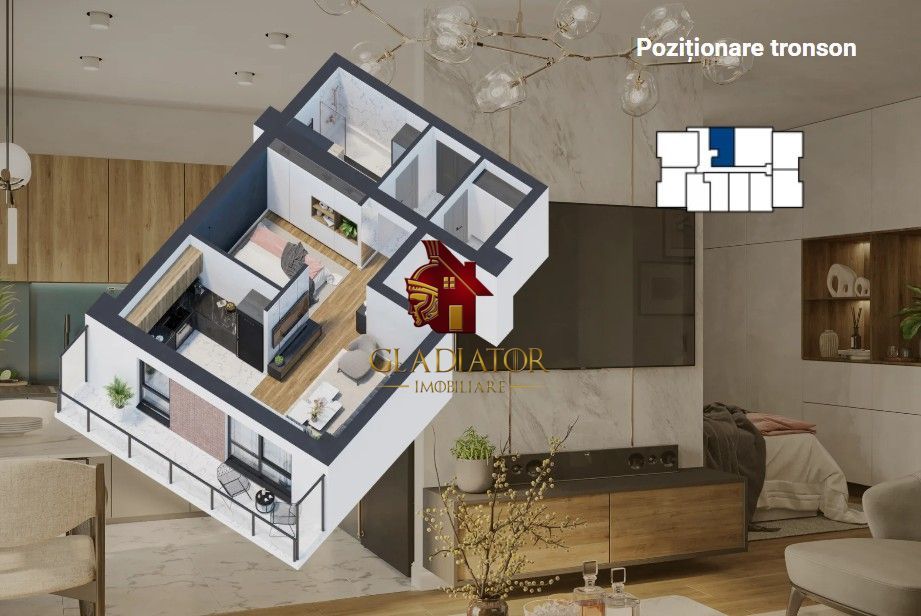 Apartament 1 camera, tip studio bloc nou, fara comision, Dealul Galata - Poză 3